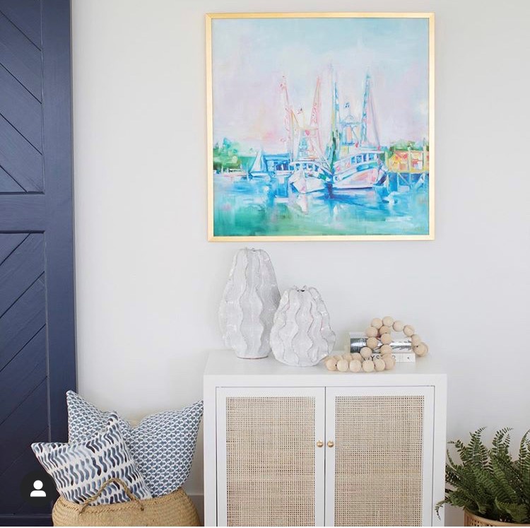 Picture of boat painting