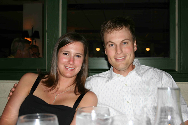 Travis Branch with his wife